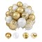 Kitcheniva 30-Pack White and Gold Party Balloon Set – Birthday, Wedding, Baby Shower, Graduation, Anniversary Decorations